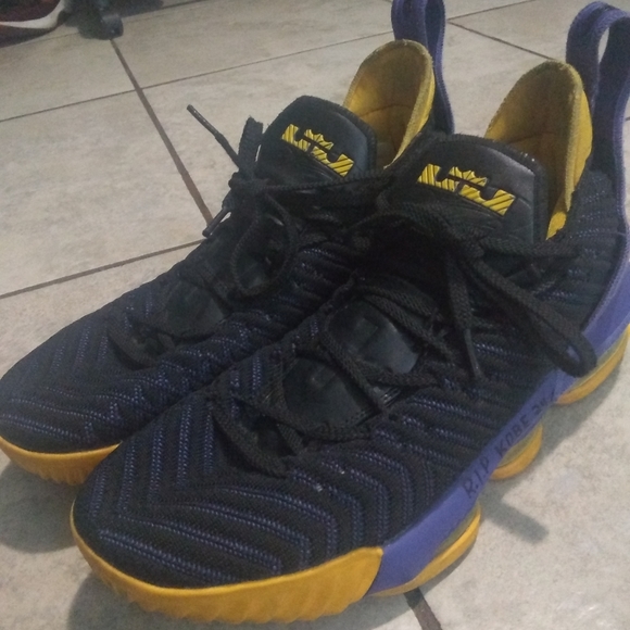 nike lebron 16 lakers colorway